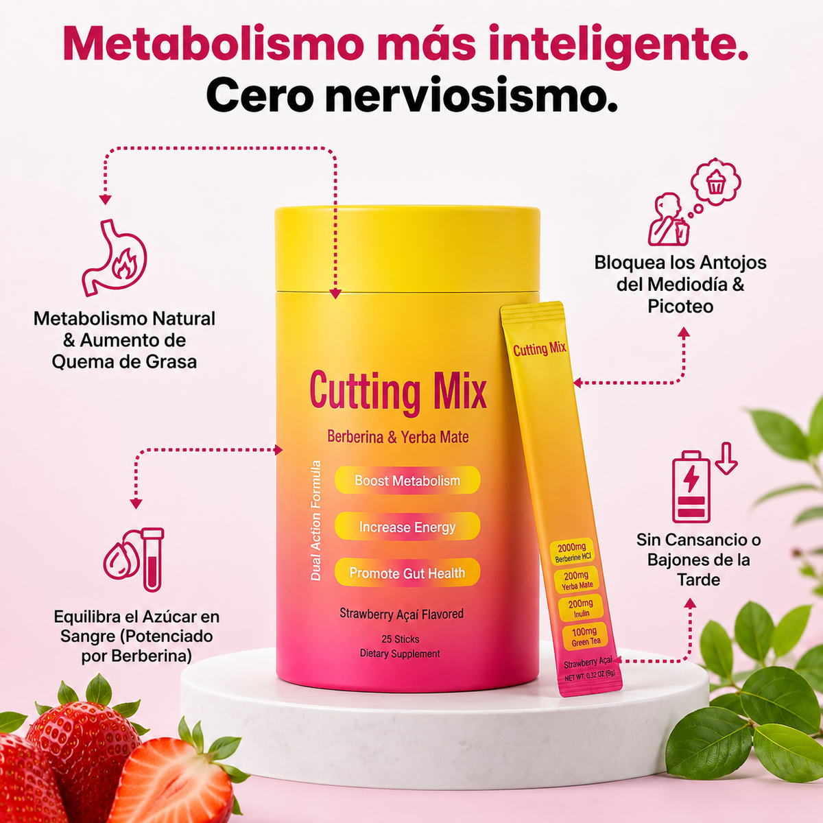 Cutting Mix – Bebida Desinflamante & Control de Antojos