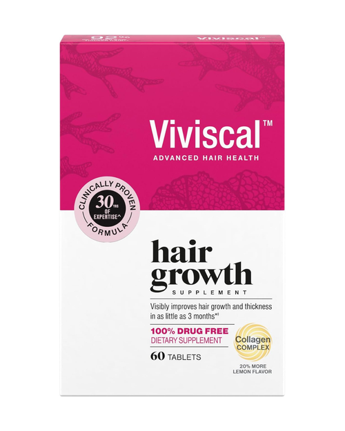 Suplemento para crecimiento del cabello con Biotina y Colágeno Marino