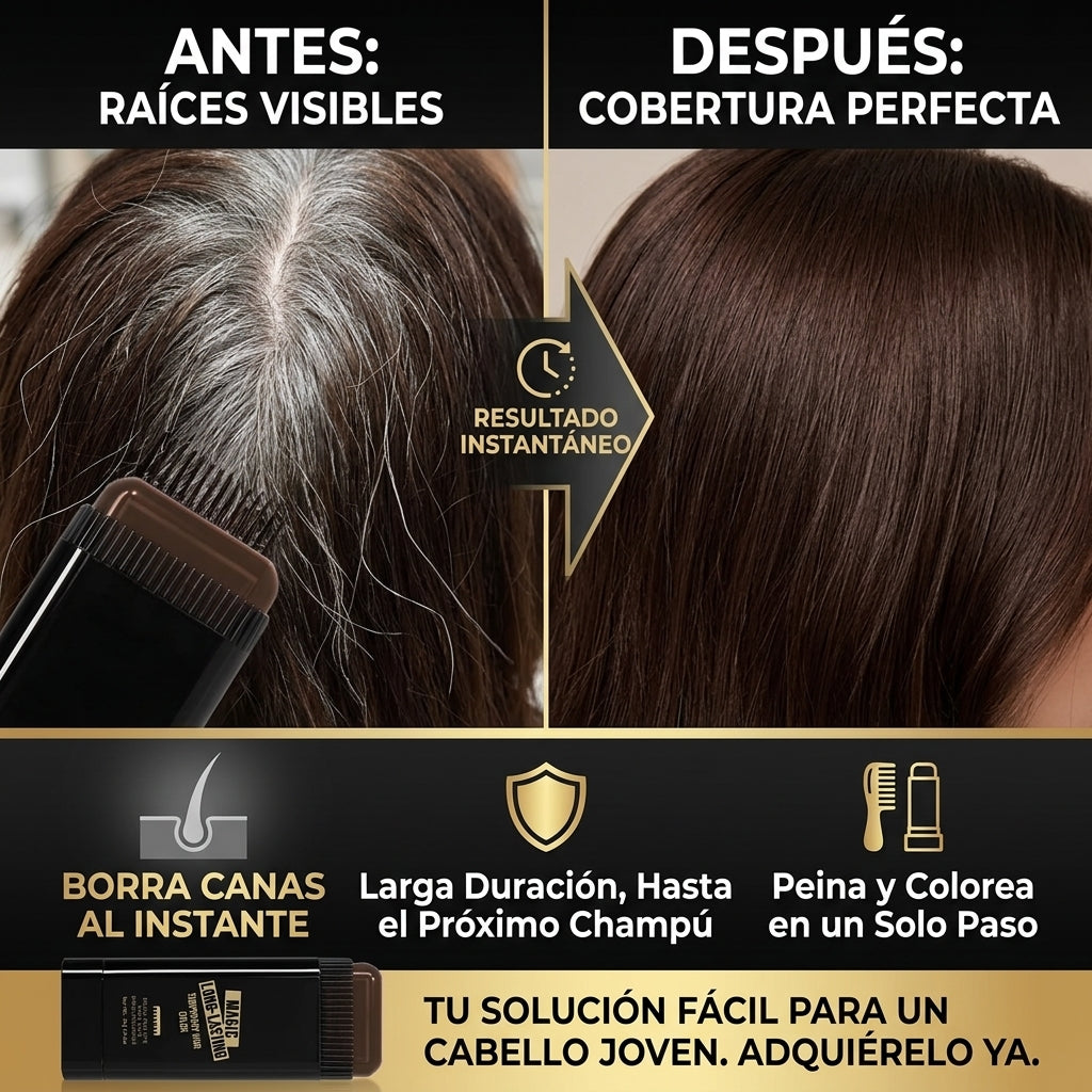 Barra Correctora Instantánea de Canas y Raíces con Peine